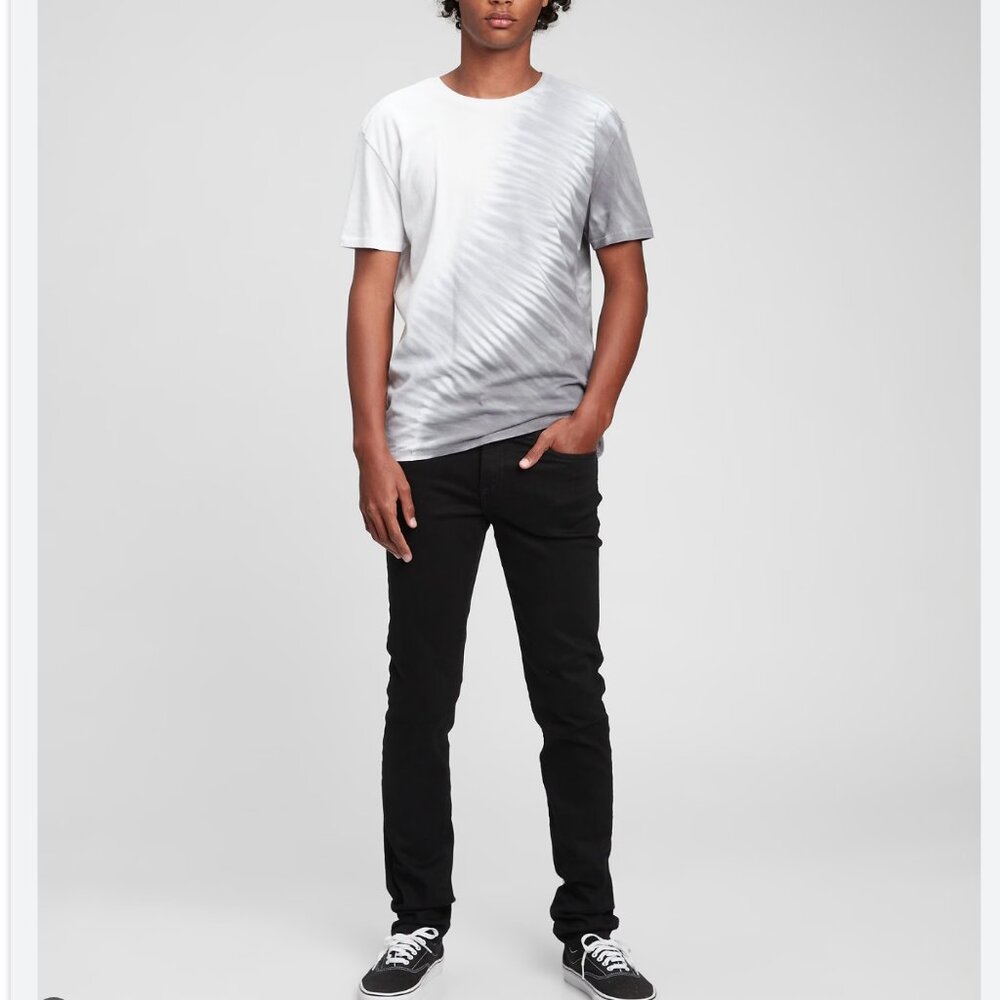 GAP Teen Stacked Skinny Black Jeans